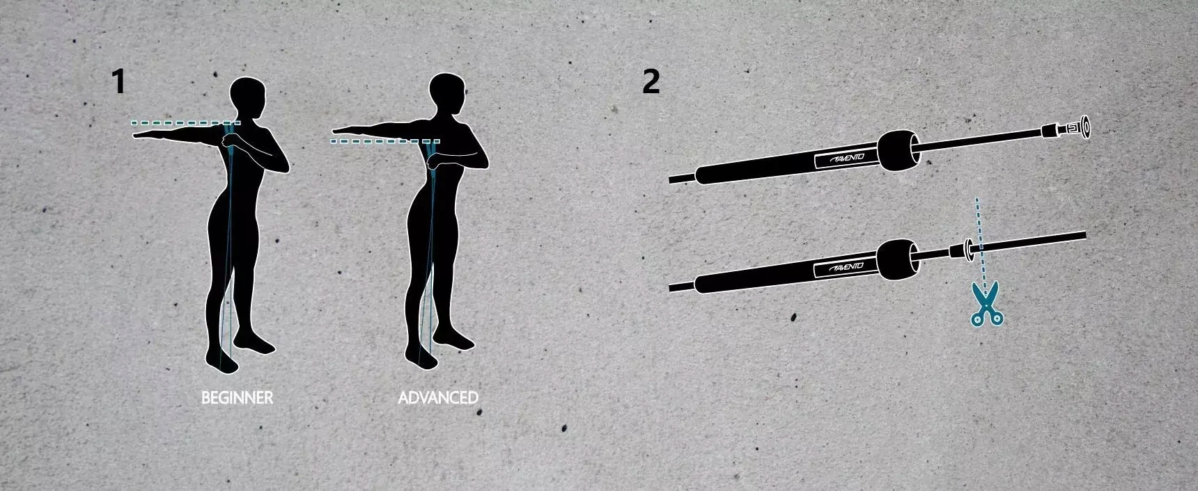 Skakanka bokserska fitness do ćwiczeń w domu regulowana AVENTO 280cm Długość linki 280 cm