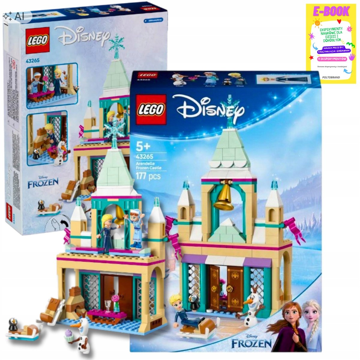 Lego Zamek Disney Princess Kraina Lodu Dla Dziewczynki Ebook