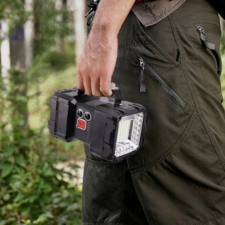 LATARKA LED TAKTYCZNA MOCNA AKUMULATOROWA SZPERACZ USB REFLEKTOR 1000LM 40W EAN (GTIN) 5904806165015