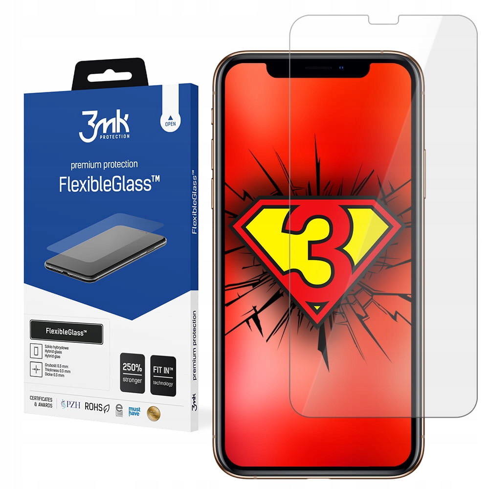 

Szkło hybrydowe 3mk FlexibleGlass na iPhone 11 Pro