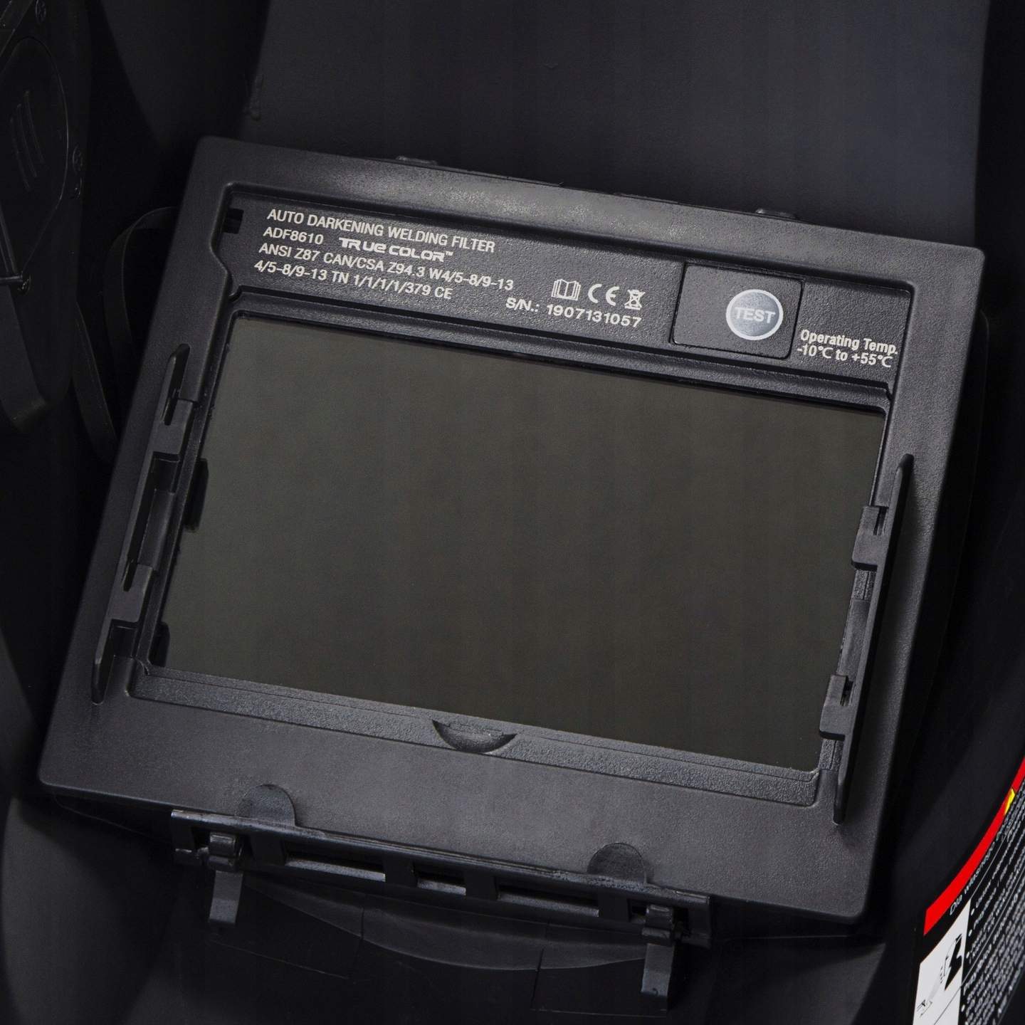 PRZYŁBICA SPAWALNICZA AUTOMATYCZNA CZARNY MAT MAGNUM PROCOLOR TRUE COLOR Seria POS-T PRO CZM