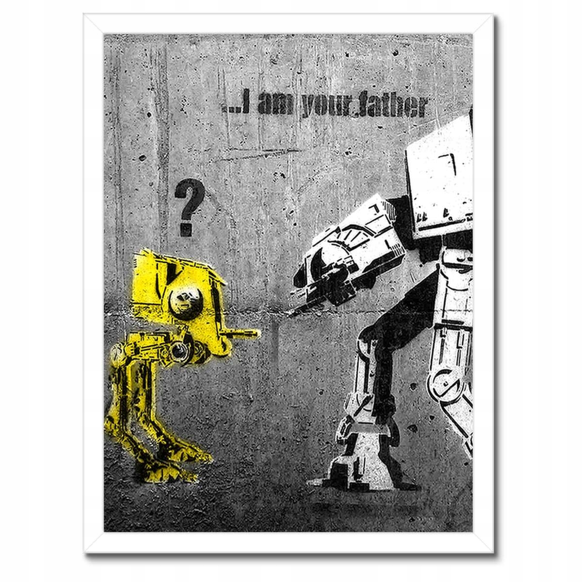 Plakáty v rámu 30x40 Banksy I am your father