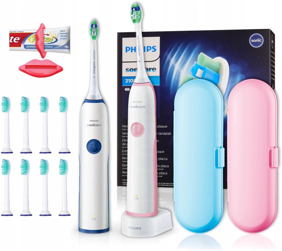 

2x Szczoteczka Soniczna Philips CleanCare + Zestaw