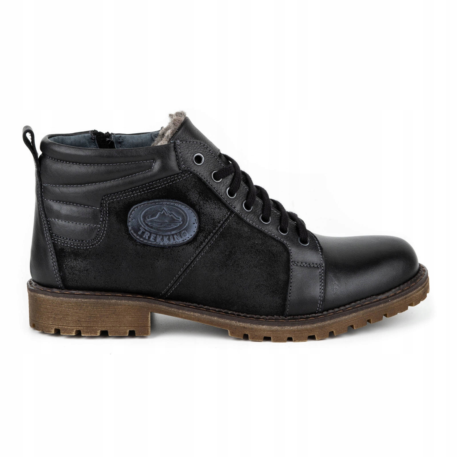 

Buty męskie skórzane zimowe 865MP czarne 47