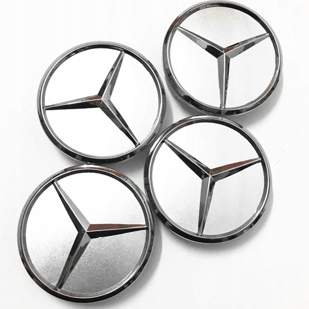 

Dekielek Kapsel Felgi Mercedes Komplet 75mm 4 Szt