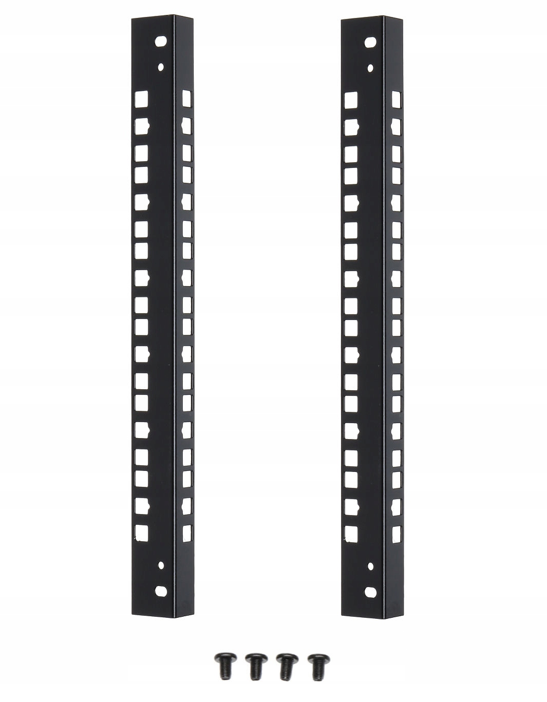 МОНТАЖНЫЕ ПРОФИЛИ ДЛЯ ШКАФА RACK PROFILE RAIL УГЛОВОЙ КРОНШТЕЙН 2 ШТ.