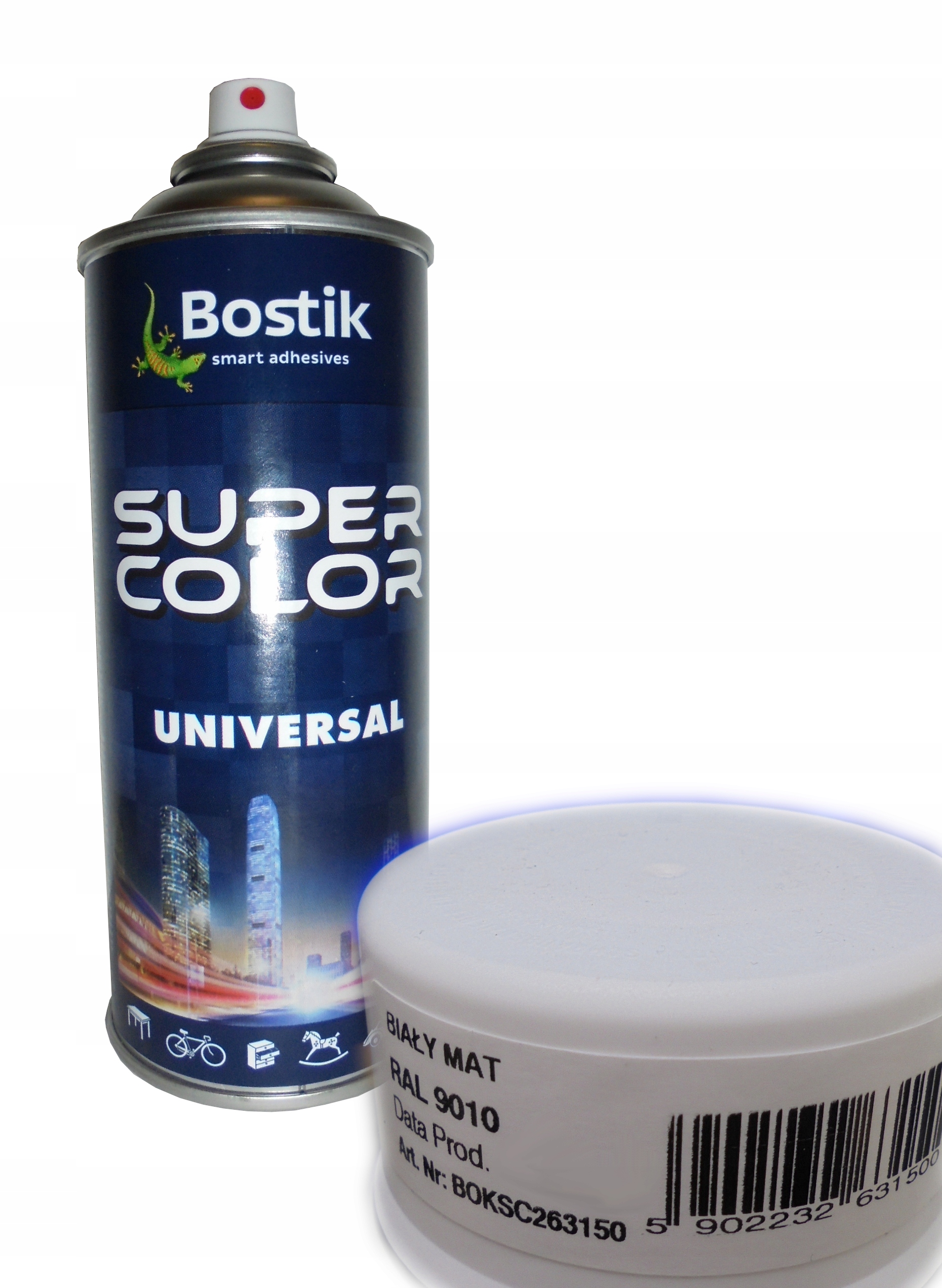 

Farba w sprayu Bostik Ral 9010 Biały Mat 400ml