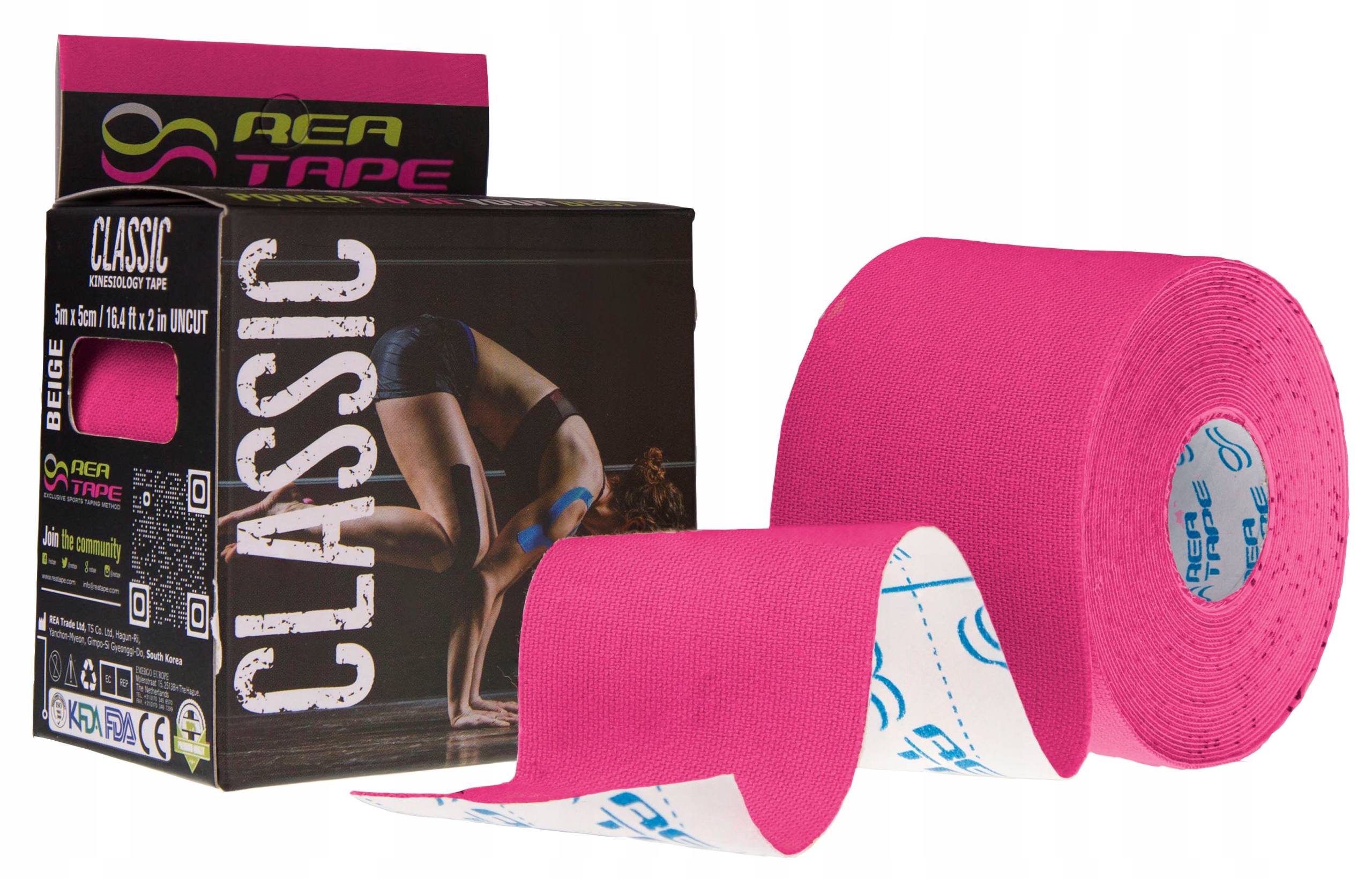 

Rea Tape kinesiology Plastry Tejpy Taśma sport