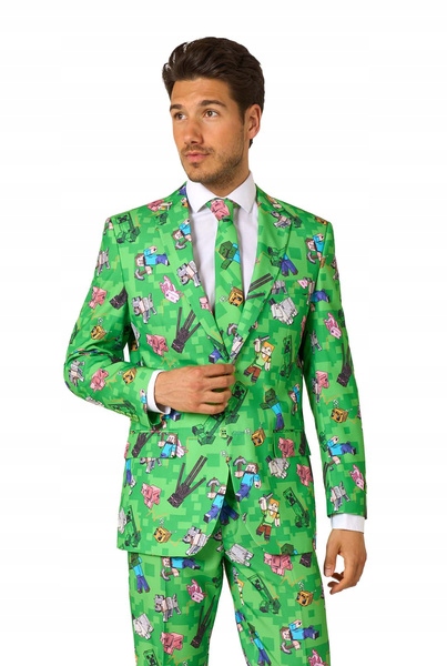 Kostým Pánský Oblek Minecraft Opposuits Hra Licence Deluxe Karneval 54