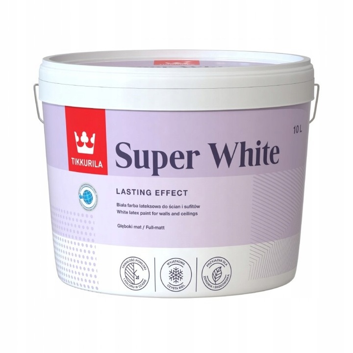 Tikkurila White Barva Latexová 10L Bílá Do Interiéru Vnitřní