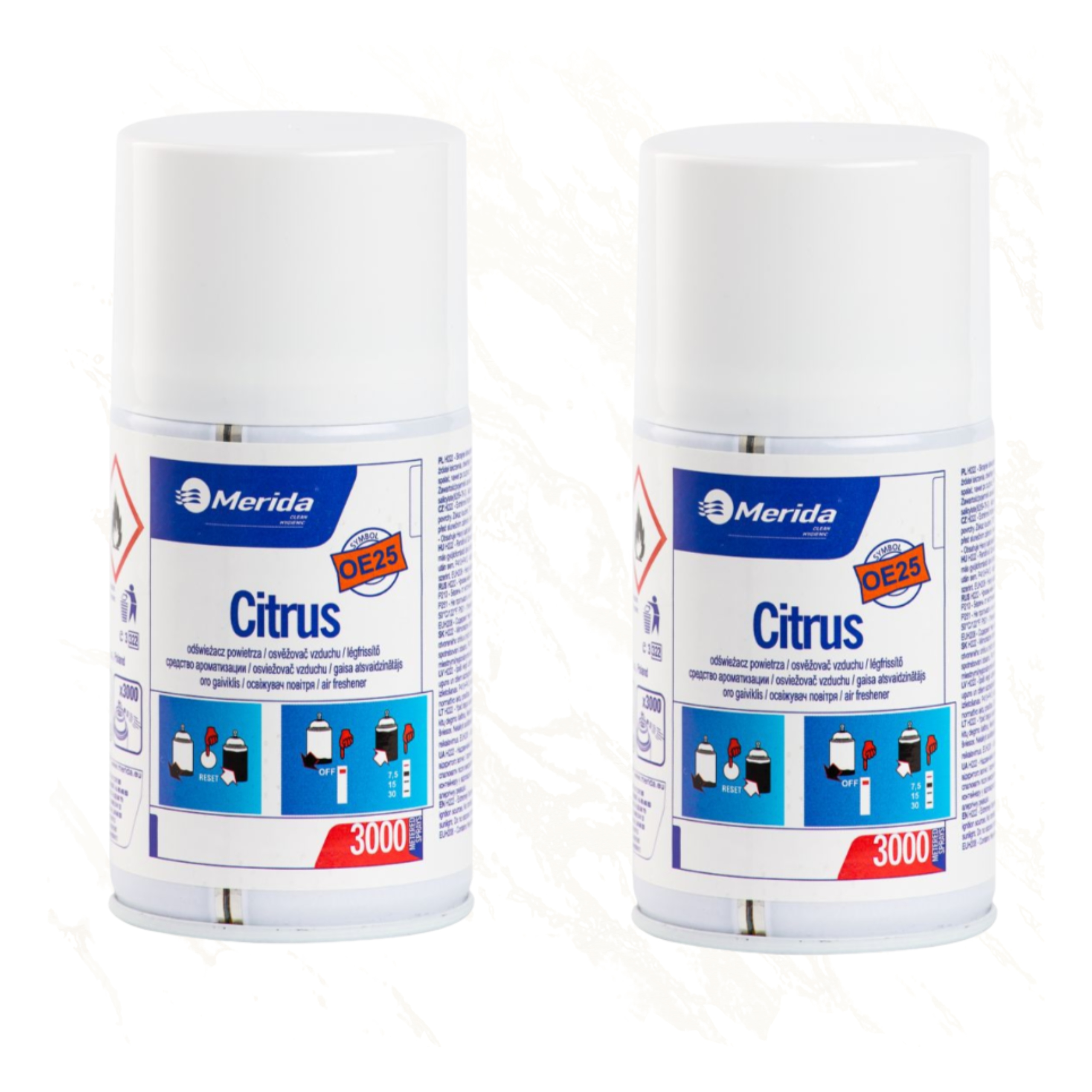 Levně Merida Osvěžovač Vzduchu 2 Ks Citrus OE25 250 ML