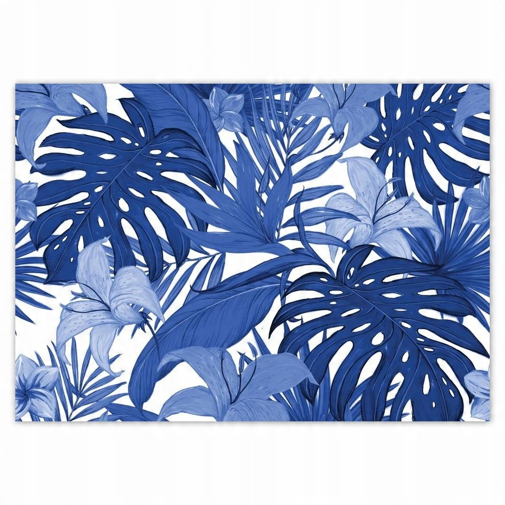 

Plakat 70x50 Classic Blue Monstera