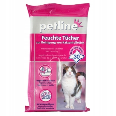 

Petline Mokre Chust do Kuwet 30szt