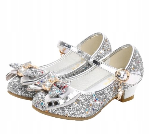 

Błyszczące Pantofelki Balerinki Buciki Buty 17,7CM