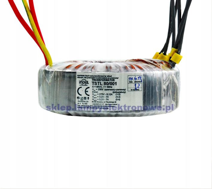 Tstl 80/001 Toroidní síťový transformátor Indel