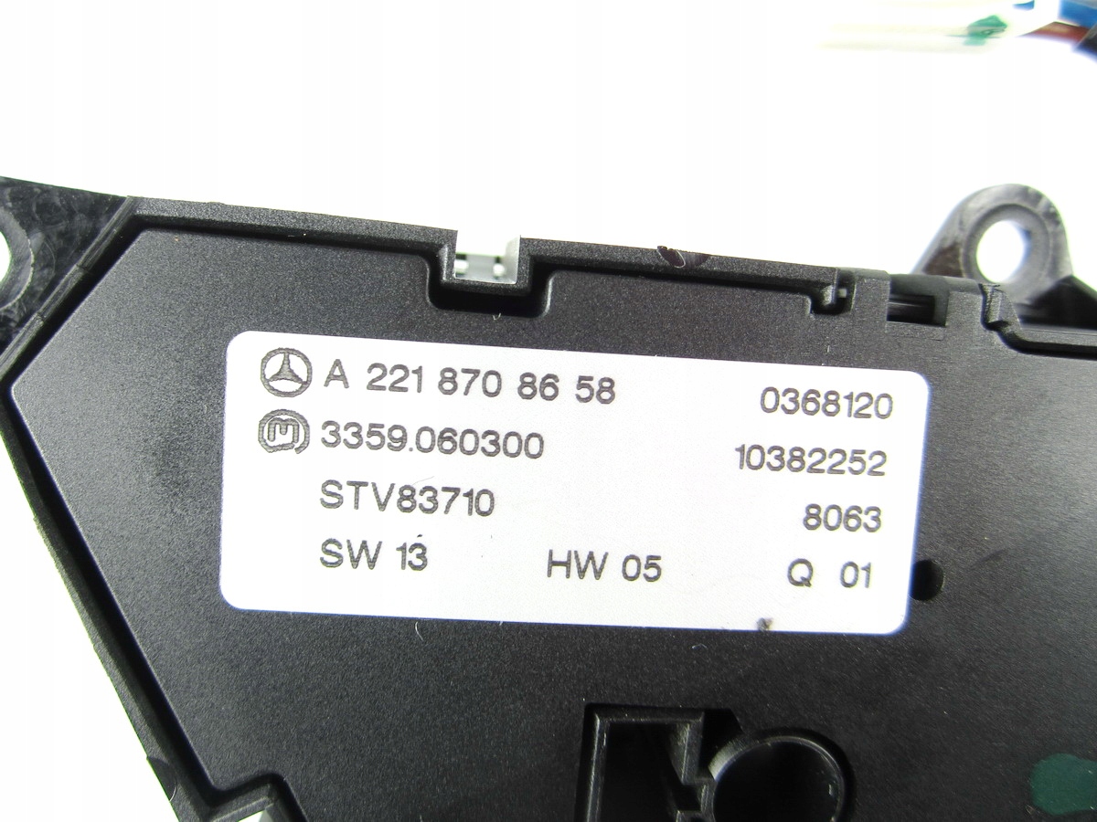 PANEL SIÈGE AVANT AVANT GAUCHE MERCEDES W221