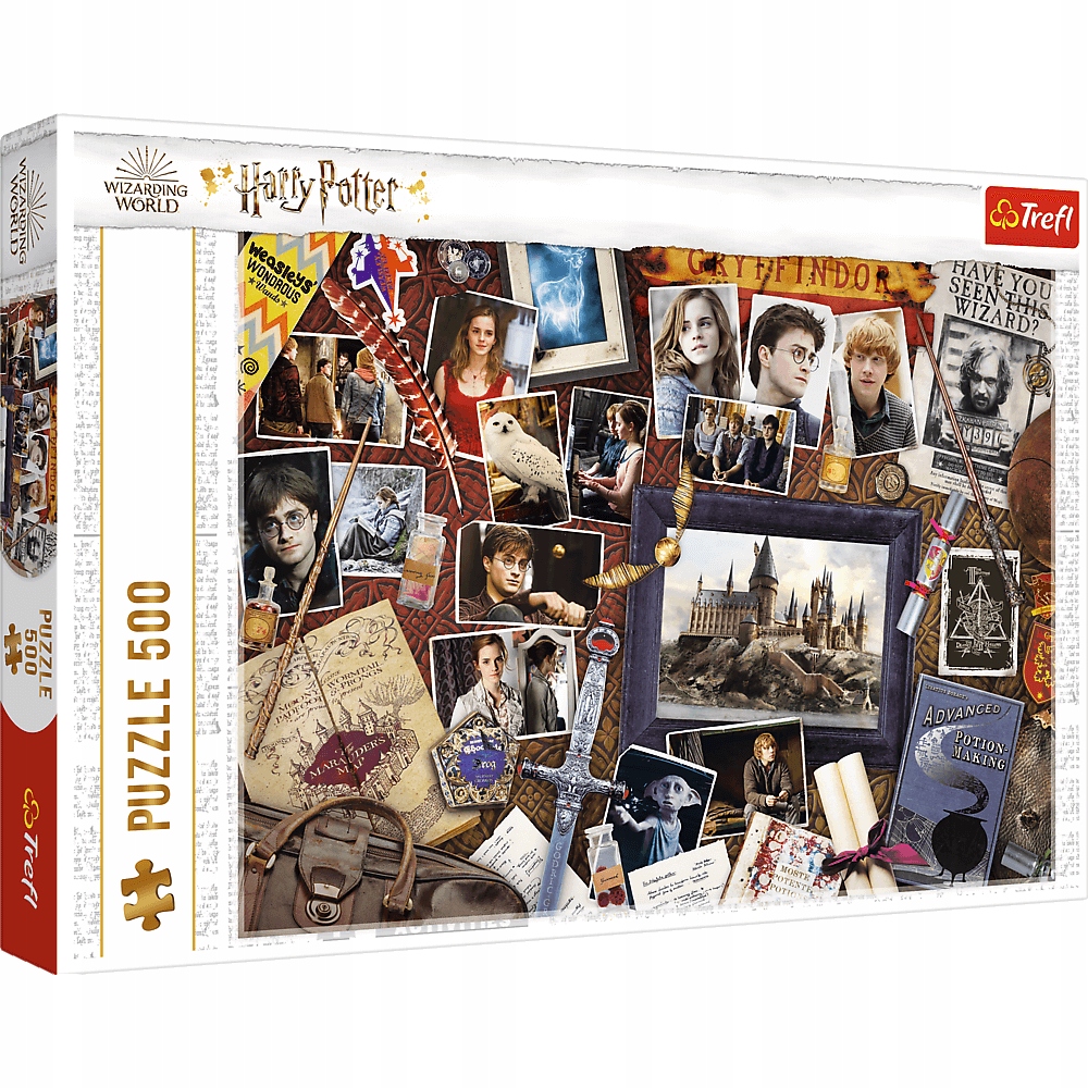 

Pamiątki z Hogwartu Puzzle 500 elementów Trefl