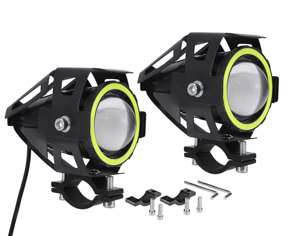 

2x Halogen Led Lampa Reflektor Motocykl Quad Motor