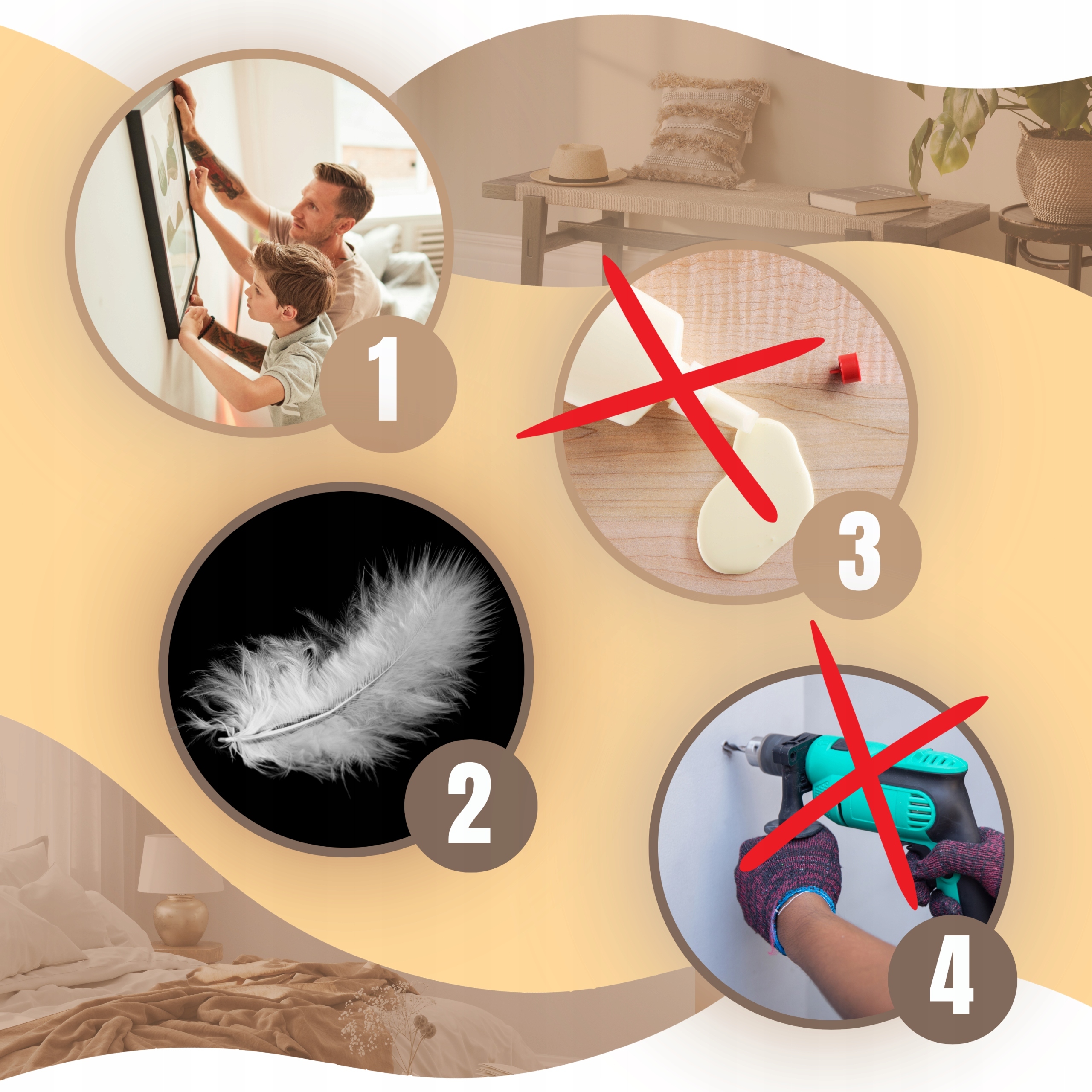 DEKORACJA ŚCIENNA OBRAZY AŻUROWE NA ŚCIANĘ TRYPTYKI DO SALONU DUŻY OBRAZ XL Stan opakowania oryginalne