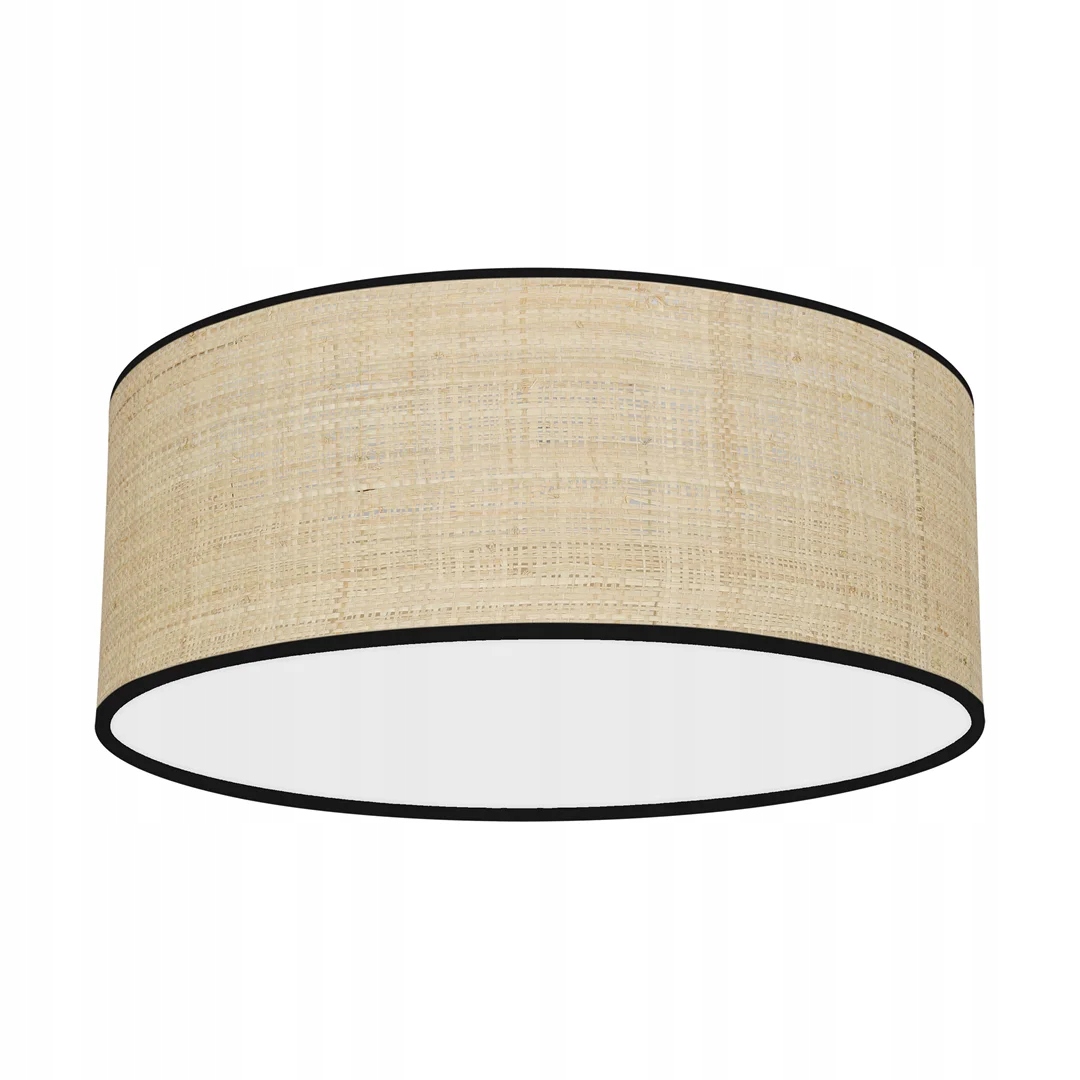 Stropné svietidlo ratanový, krémový, okrúhly, 40 cm, do spálne boho Milagro