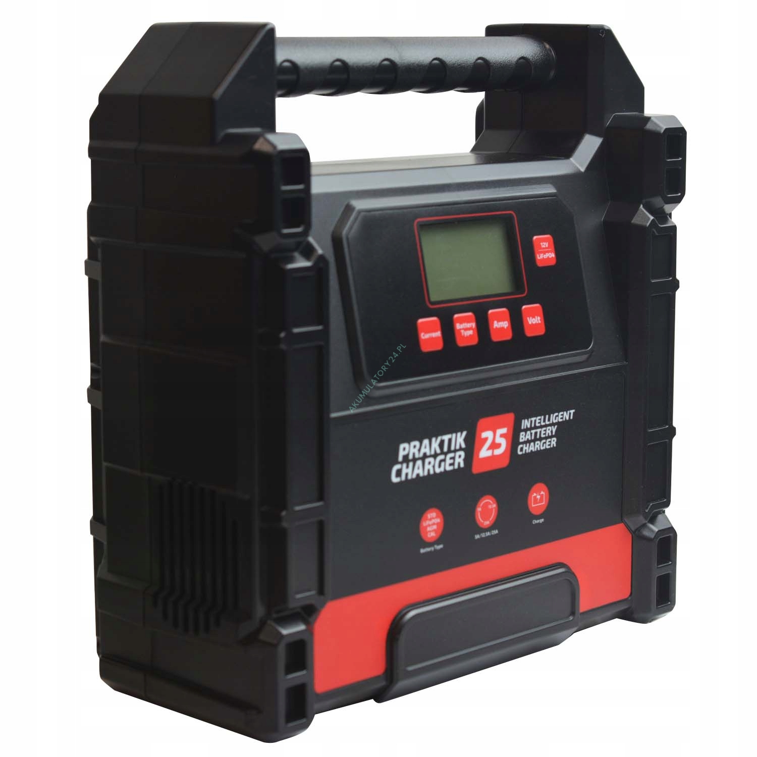 IDEAL Praktik CHARGER 25 LCD 12V 24V 25A Lithium