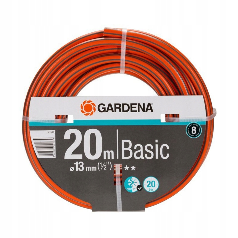 

Gardena Wąż ogrodowy Basic 1/2" 20 m 13mm 18123-29