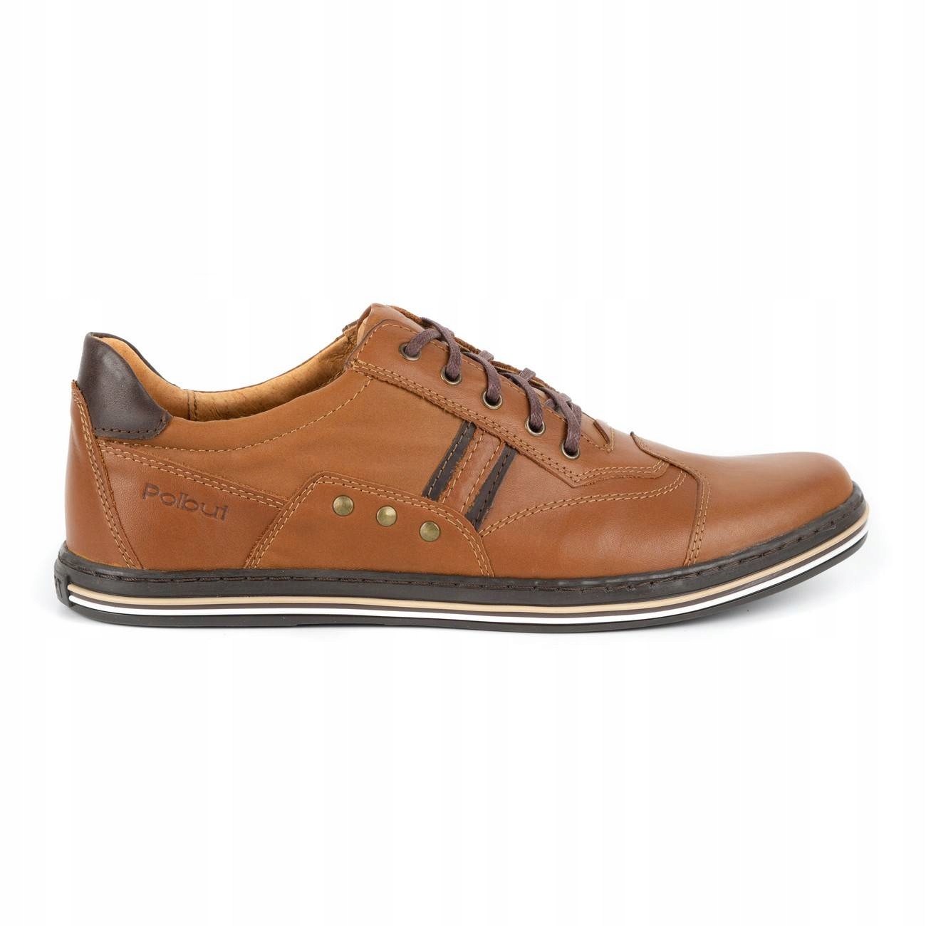 

Buty Męskie Skóra Casual Polskie 1801P Ax 40