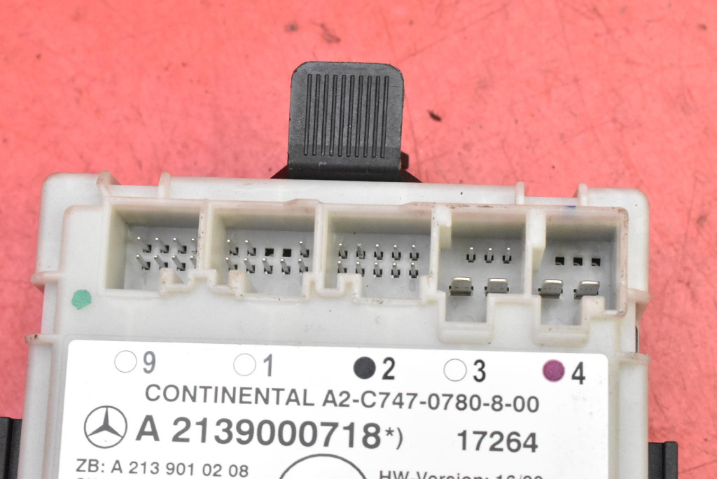control unit module door left front A2139000718 MERCEDES E-KLASA W213 16-21