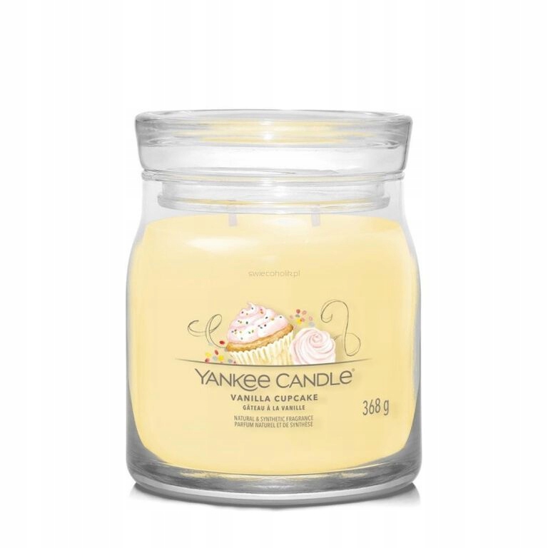 Vanilla Cupcake – Yankee Candle Signature – střední svíčka se dvěma knoty