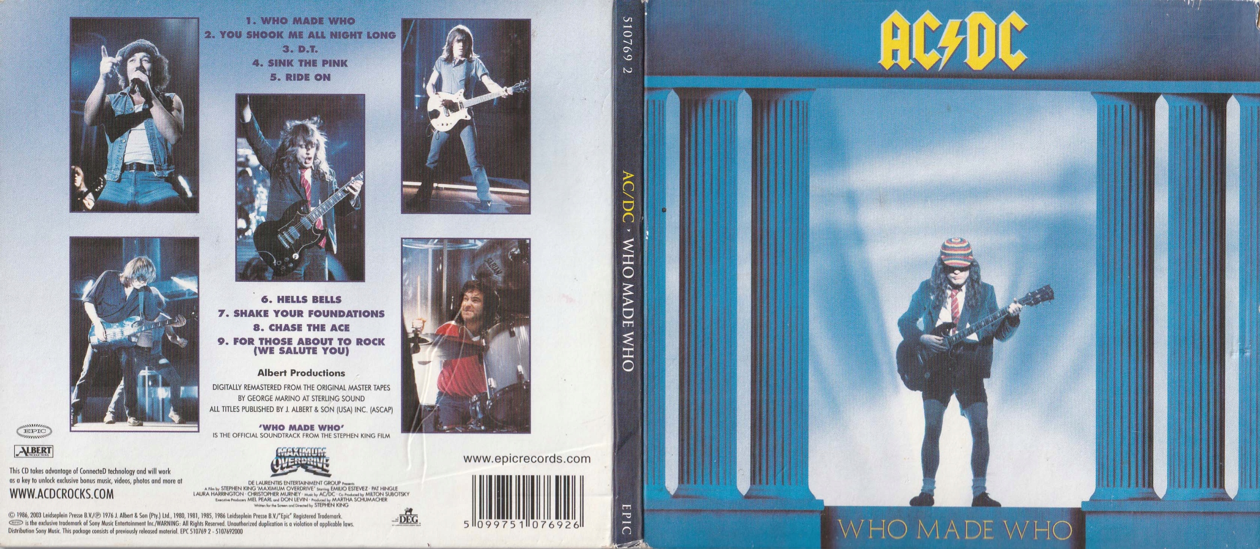 AC/DC - Who Made Who REMASTER DIGIPACK 15967005465 - Sklepy, Opinie ...