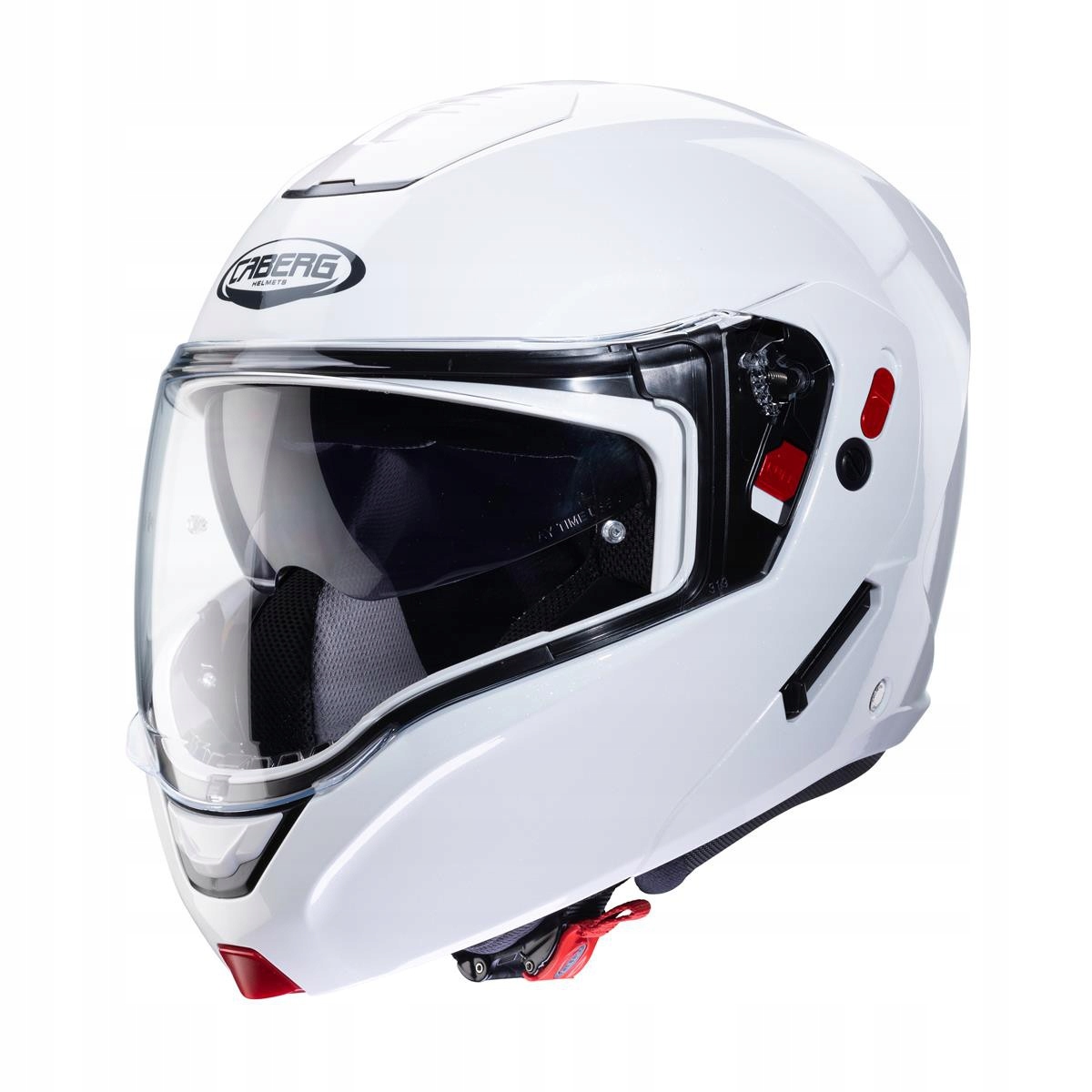 Caberg Čeľusťová Prilba Flip-up Model Horus X Farba Biela Lesk Veľkosť XL
