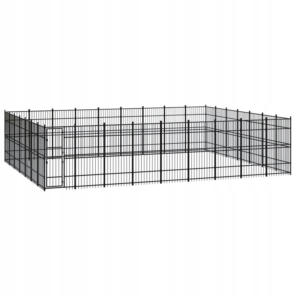 Levně Venkovní psí kotec ocel 58,06 m²