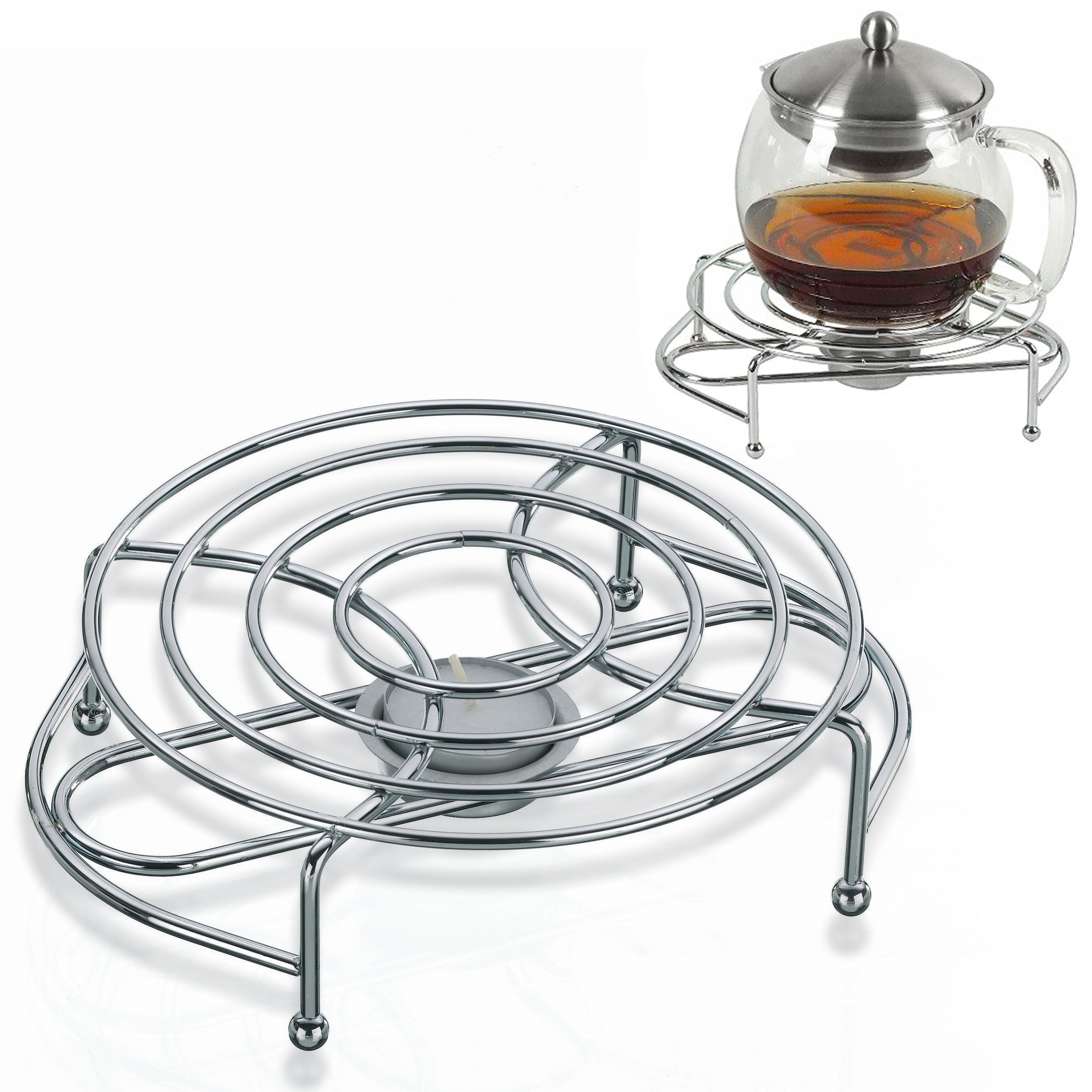 

Podgrzewacz Do Dzbanka 18 cm Naczyń Tealight Metal