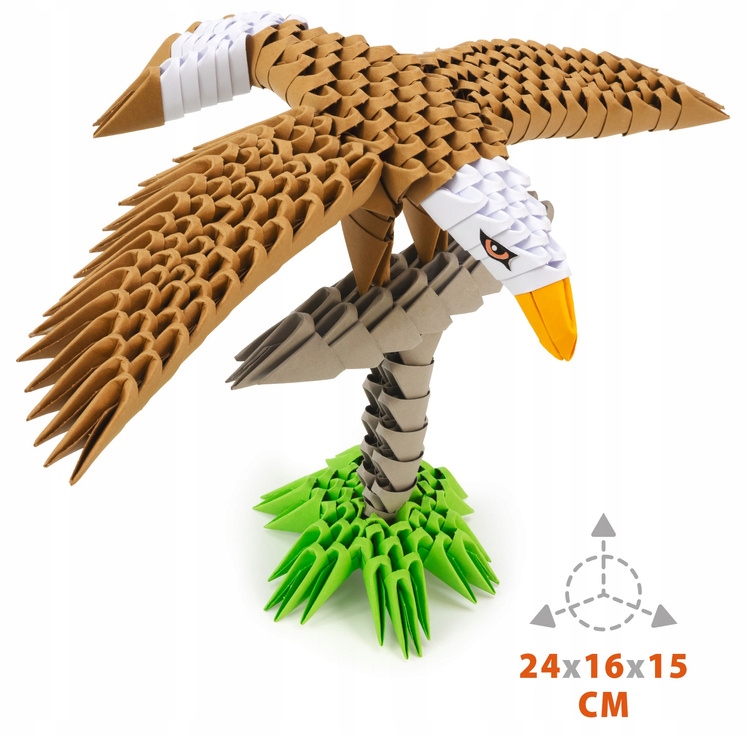 ALEXANDER Zestaw Kreatywne Origami 3D - Orzeł 2551 Marka Alexander