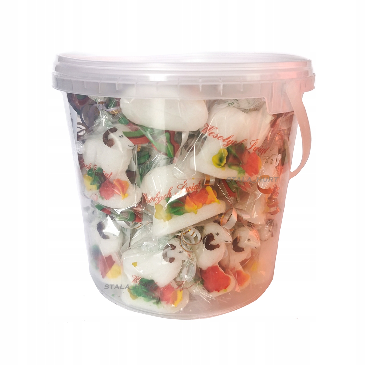 Baranek Cukrowy Wielkanoc Ozdoba Wielkanocna Hermes 25 g x 37 szt