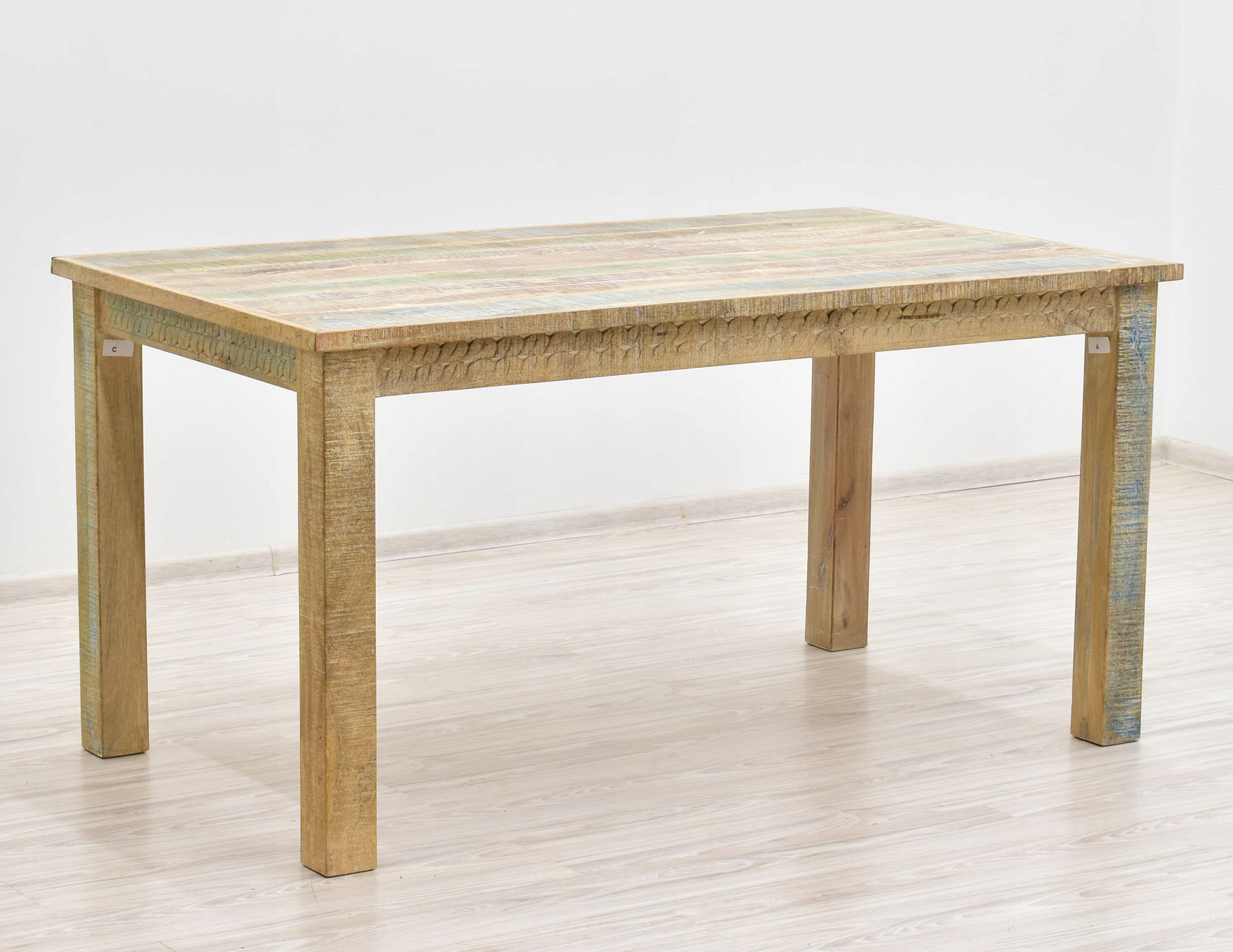 Stół kolonialny indyjski lite drewno mango kolor Kolekcja Holi