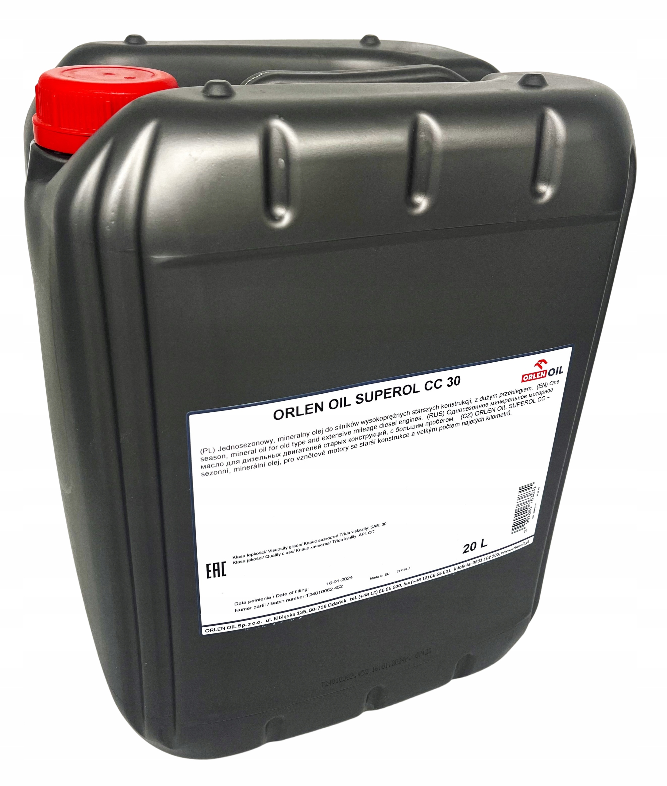 ORLEN SUPEROL CC30 SAE30 20L