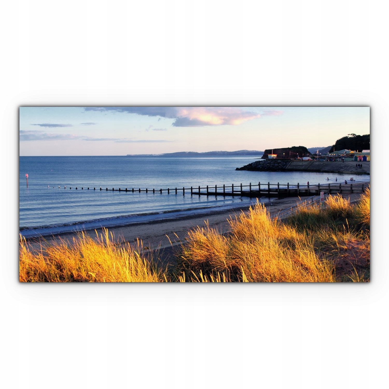 

Canvas na ramie ścienny 100x50 Plaża Zachód Słońca