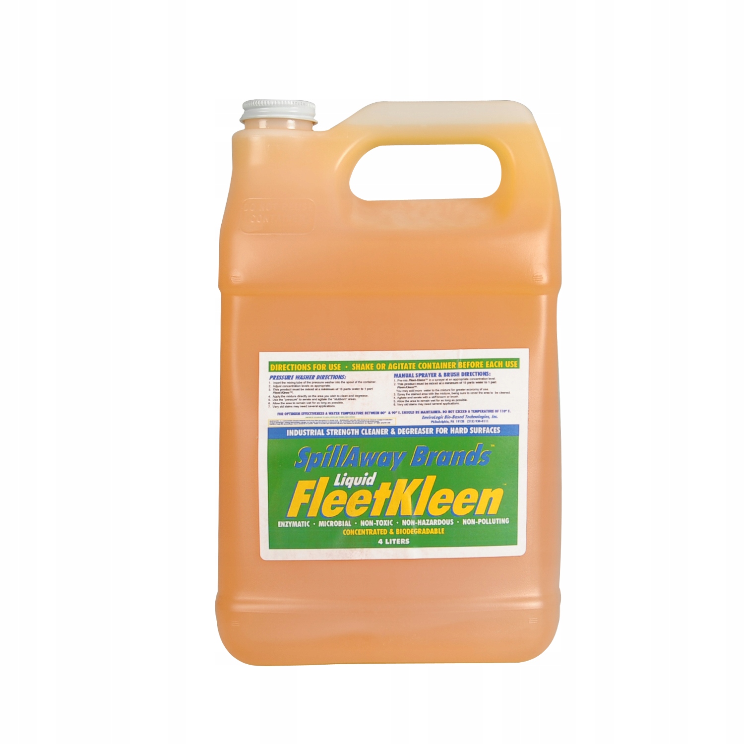 Průmyslový čisticí a odmašťovací přípravek SpillAway FleetKleen 4L