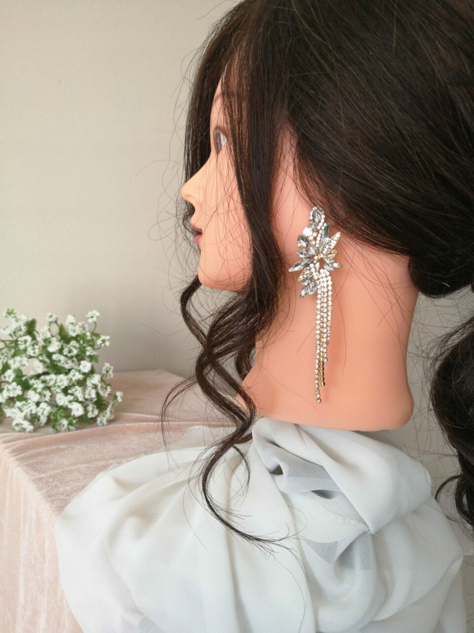 Kolczyki Sublime White Kamień Cyrkonia