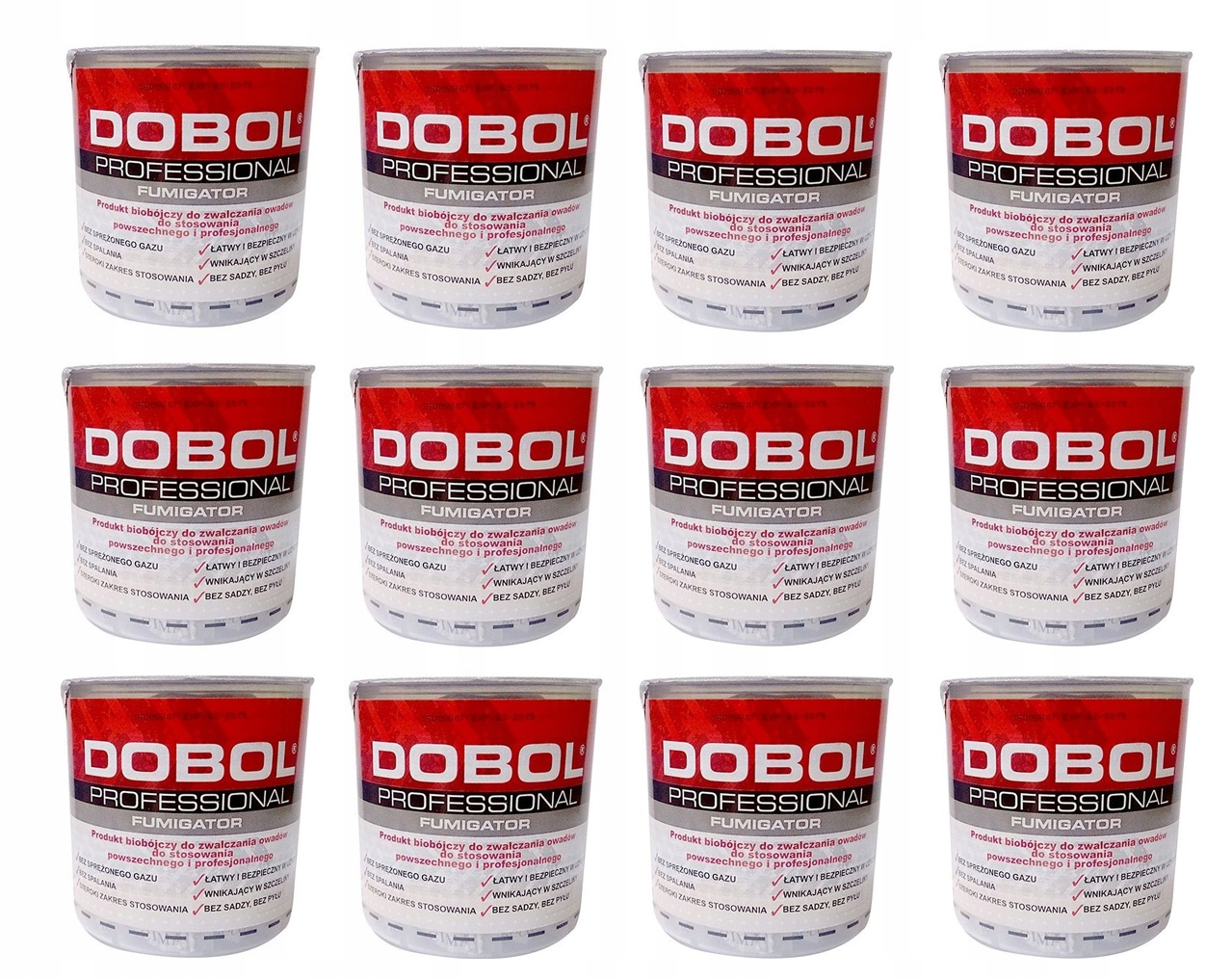 Bomba Silný Přípravek Na Mouchy Hmyz Mravenci Štěnice Švábi Dobol 12 Ks