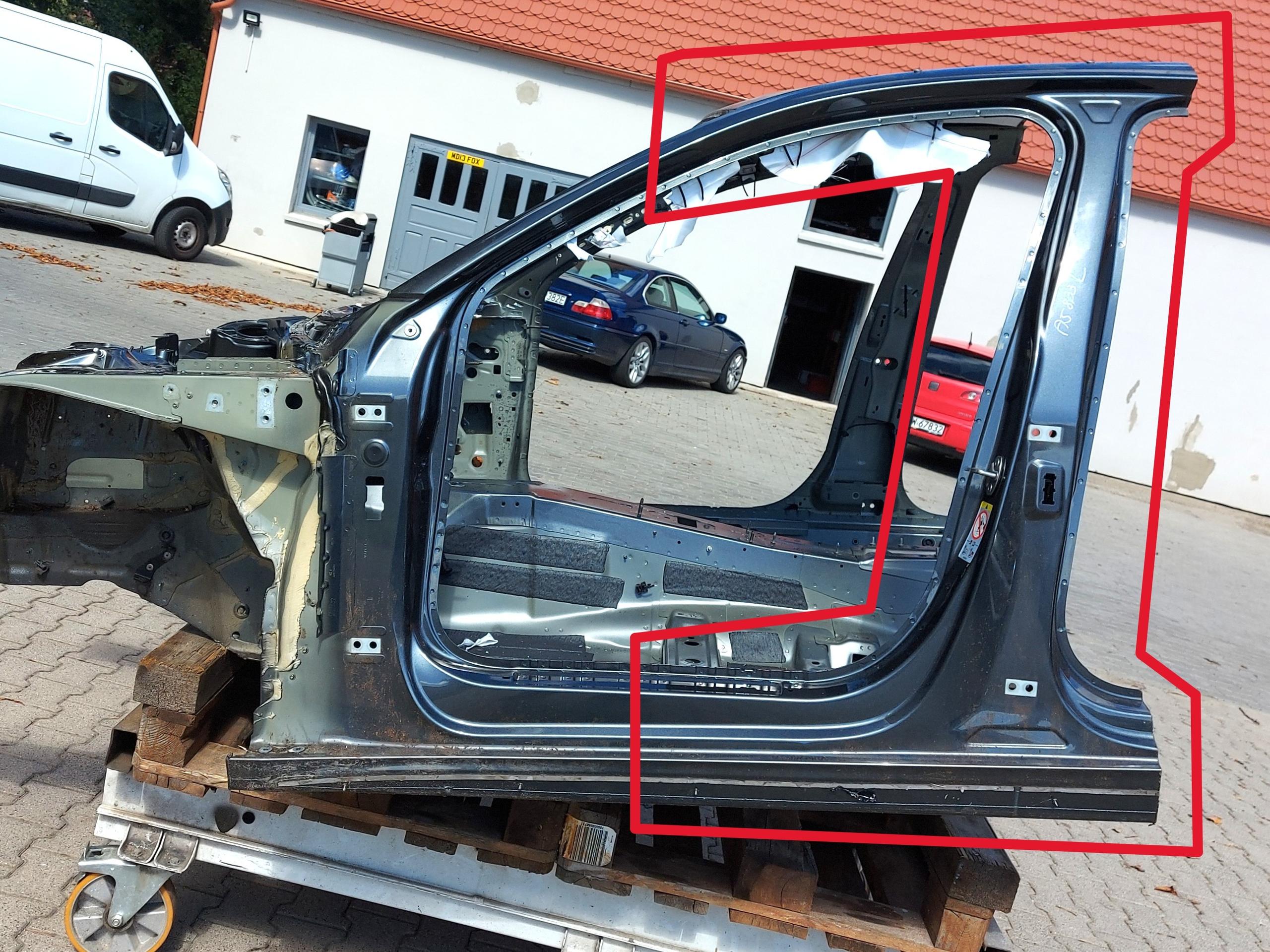 AUDI A5 8B3 B10 AVANT pillar threshold left LZ7S
