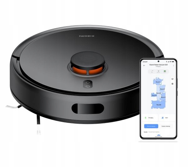 Xiaomi S20 Robot Vacuum Cleaner 0.4 Liter Black Marka Xiaomi