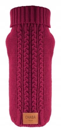 Levně Elastický tlustý rolák s límcem pro psa Chaba Wear Velikost 2XL bordový