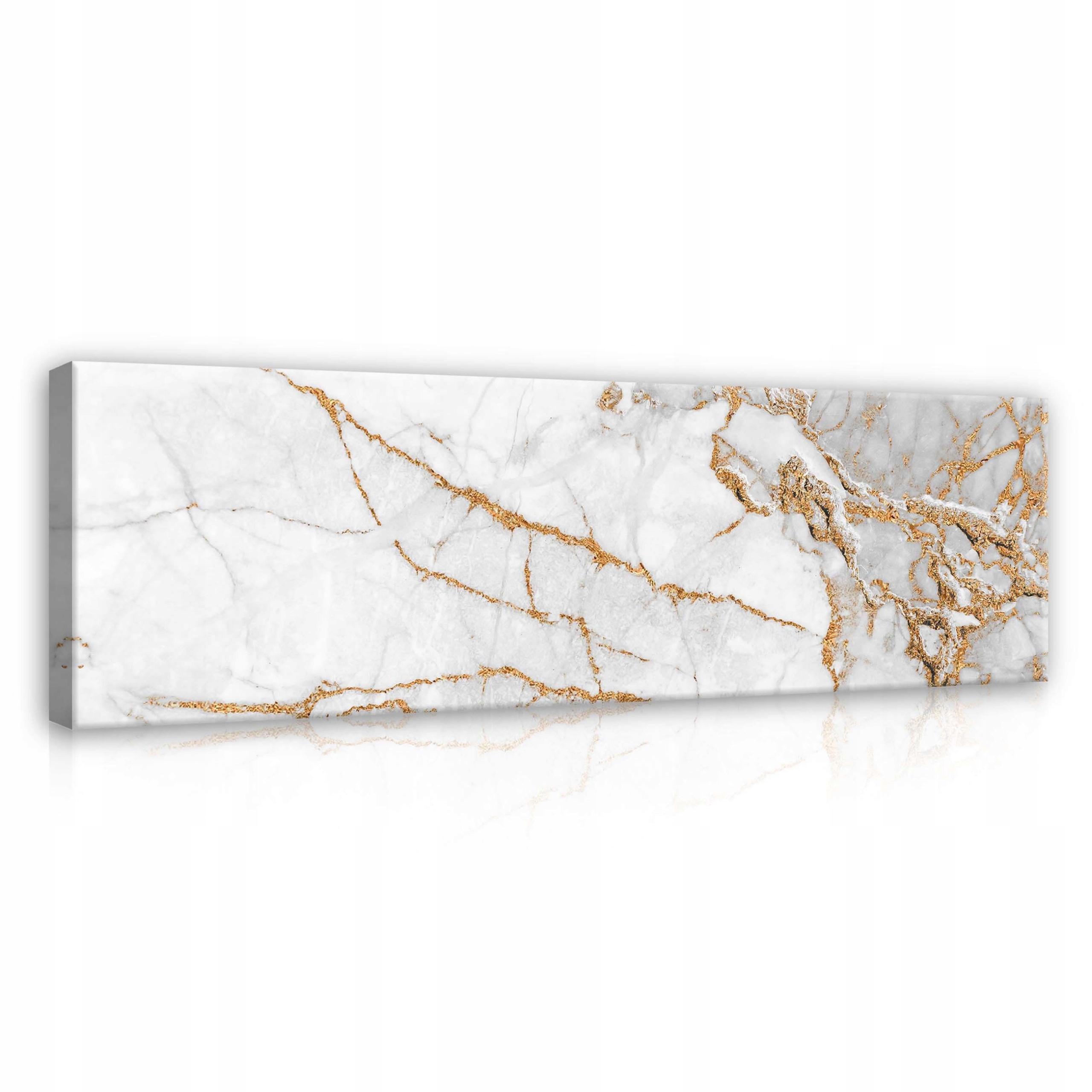 Obraz 145x45 Mramor zlato žíly textura abstrakce luxus elegance
