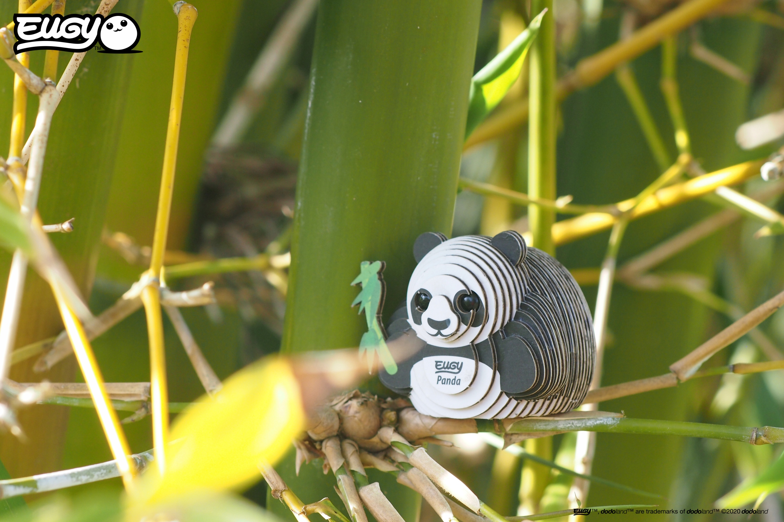 Eko Układanka 3D Eugy - Panda Bohater brak