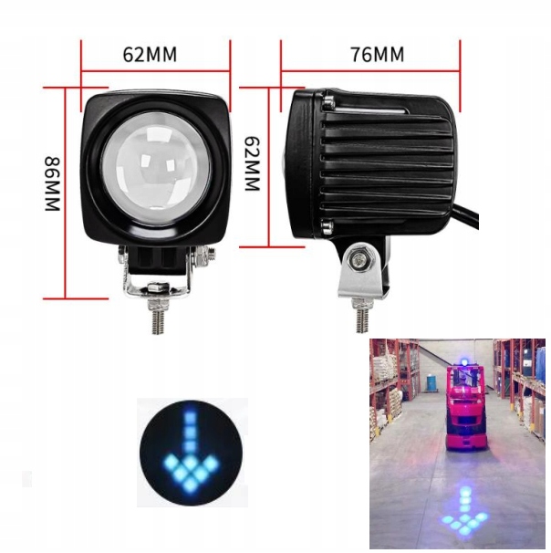 LAMPA BLUE SPOT BEZPIECZEŃSTWA WÓZEK WIDŁOWY ARROW Numer katalogowy części 00121445