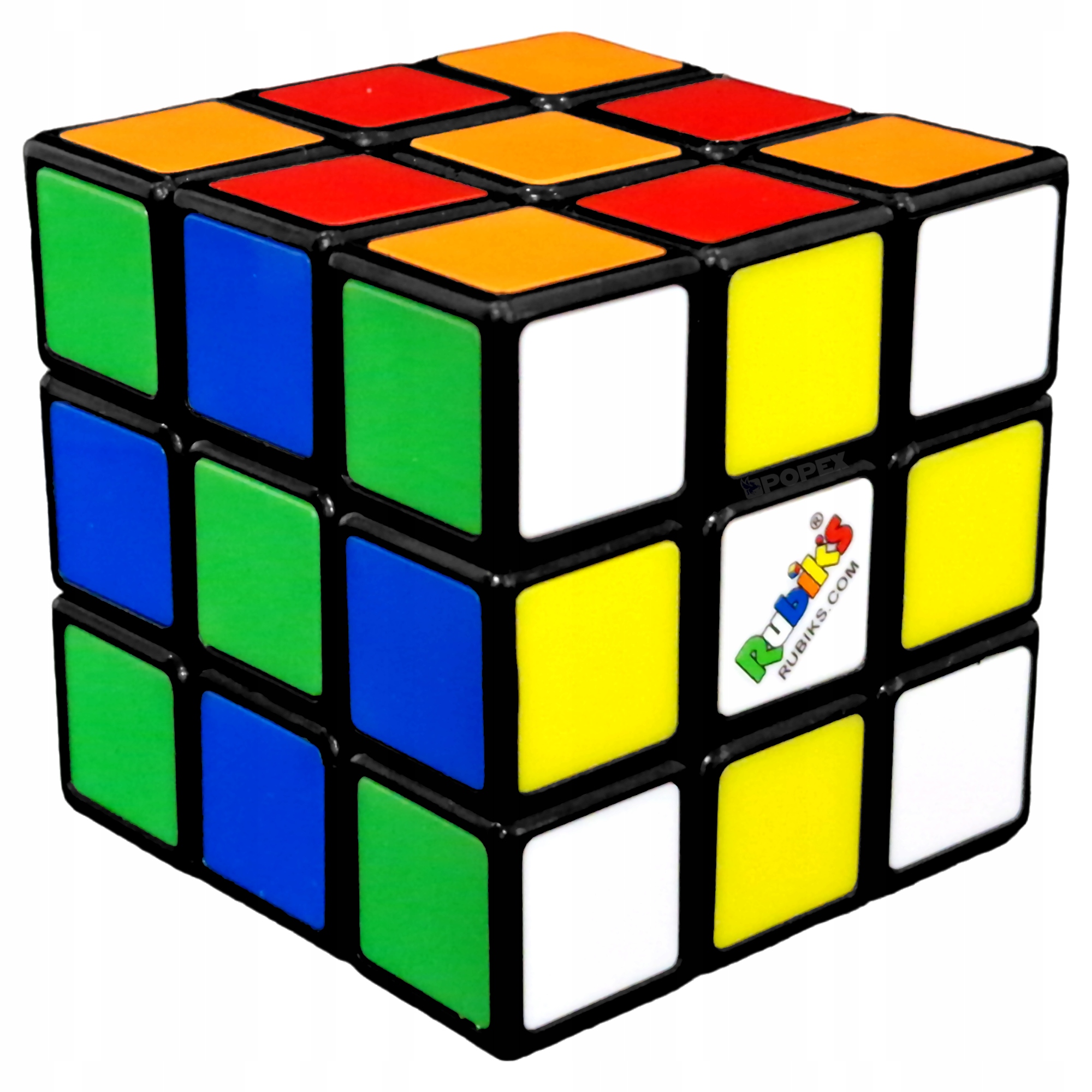 KOSTKA RUBIKA ORYGINALNA RUBIK'S KLASYCZNA 3x3 PODSTAWKA ALGORYTMY GRATIS Materiał plastik