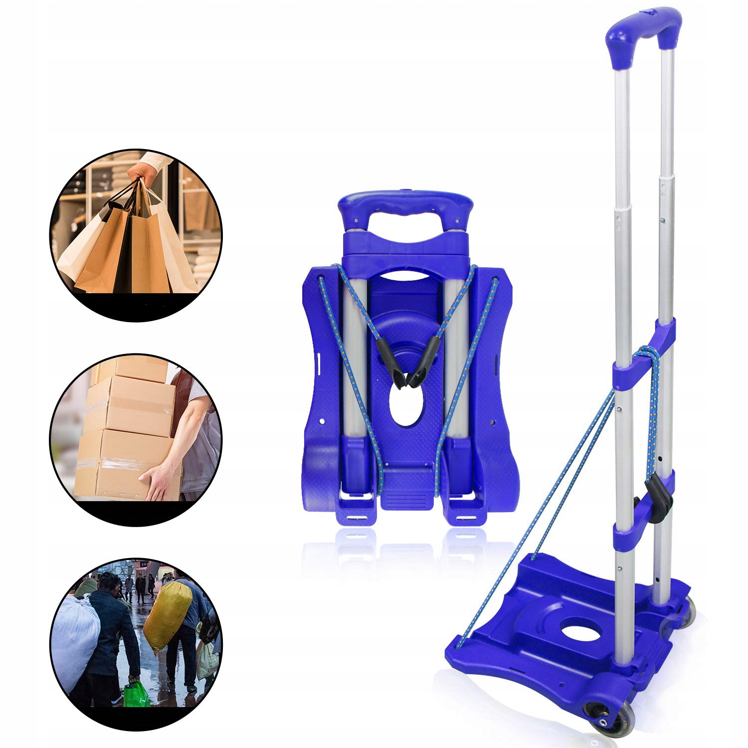 Skladový Přepravní Vozík Skládací Nákladní Skládací Vozík Na Zavazadla 35 Kg