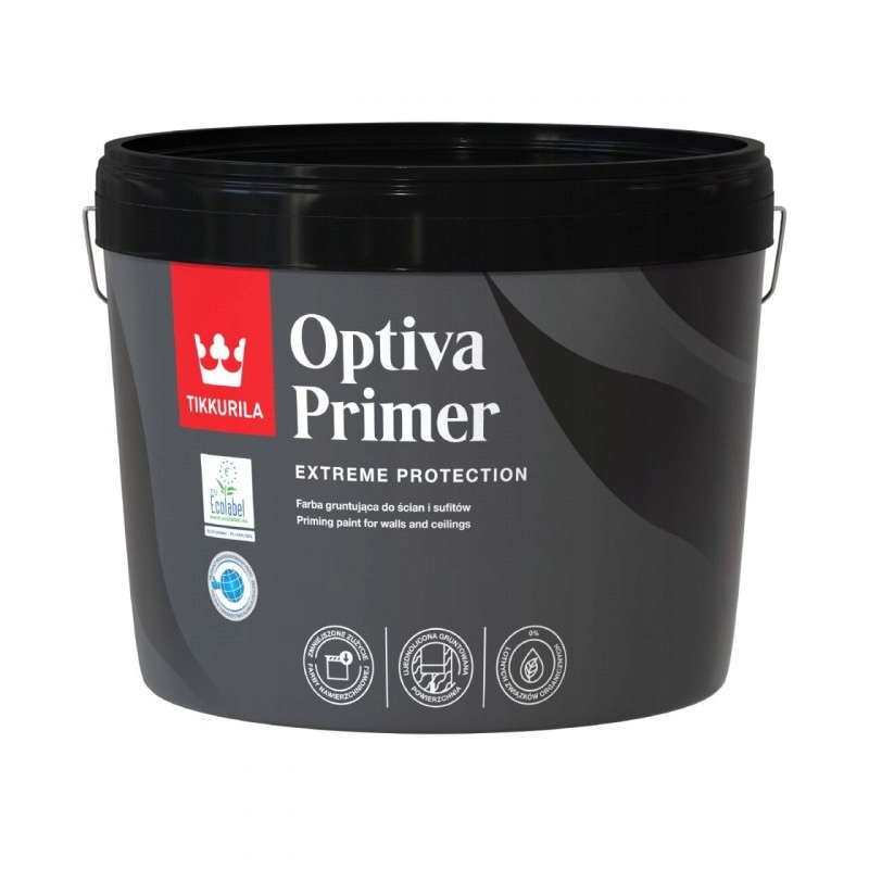 Tikkurila Optiva Primer 9l grunt biały Podkład
